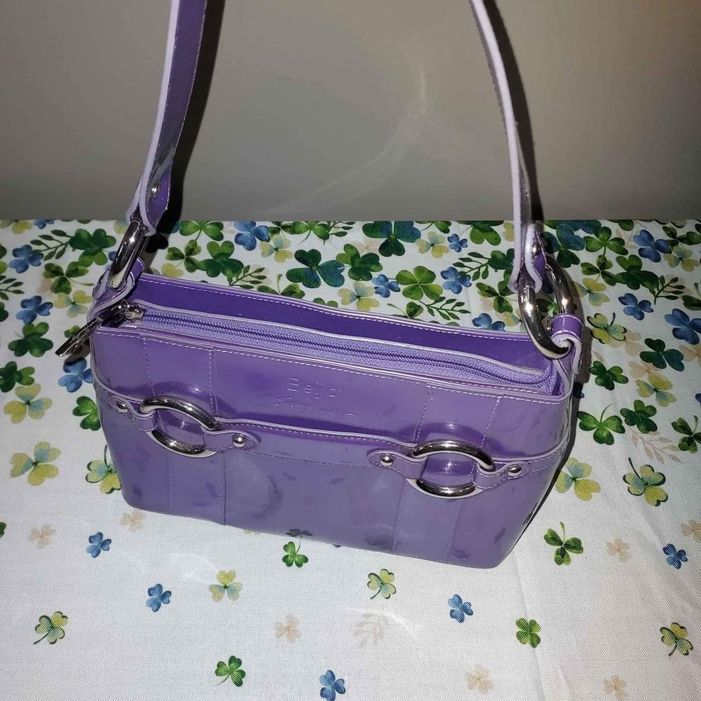 Beijo Purse Handbag Satchel Purple